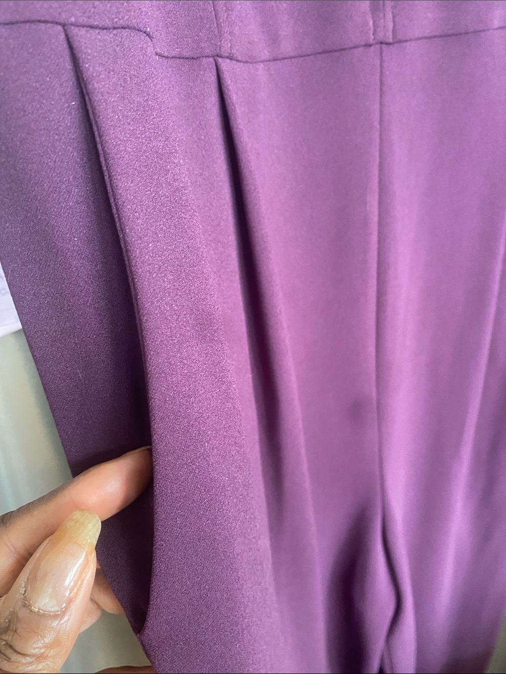 Tommy Hilfiger Deep Plum Sleeveless jumpsuit - Picture 6 of 10